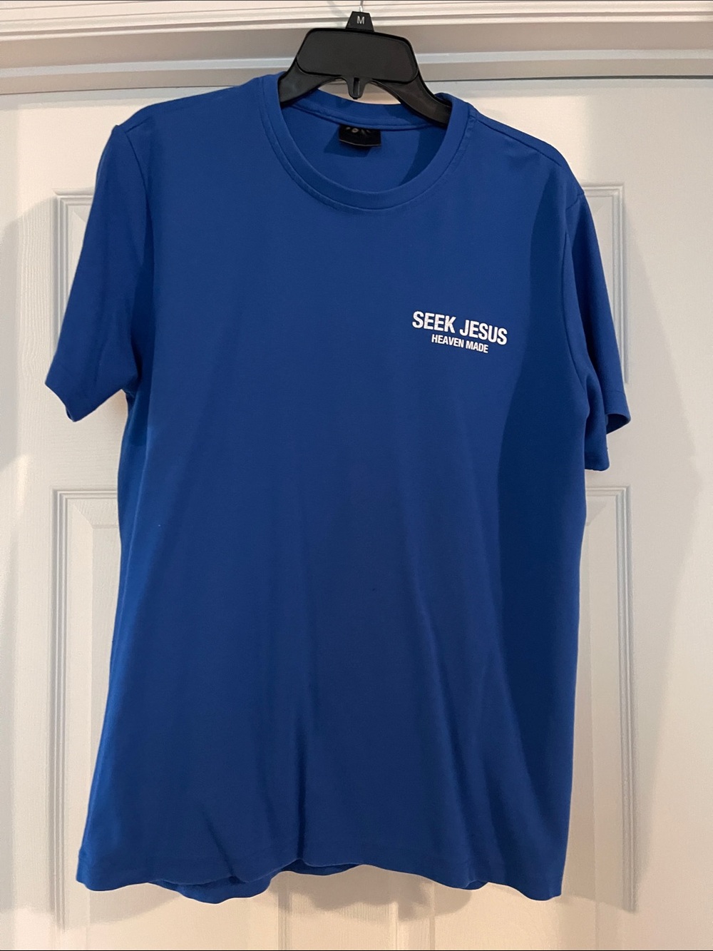SEEK JESUS Royal Blue Short Sleeve Tee - Men's